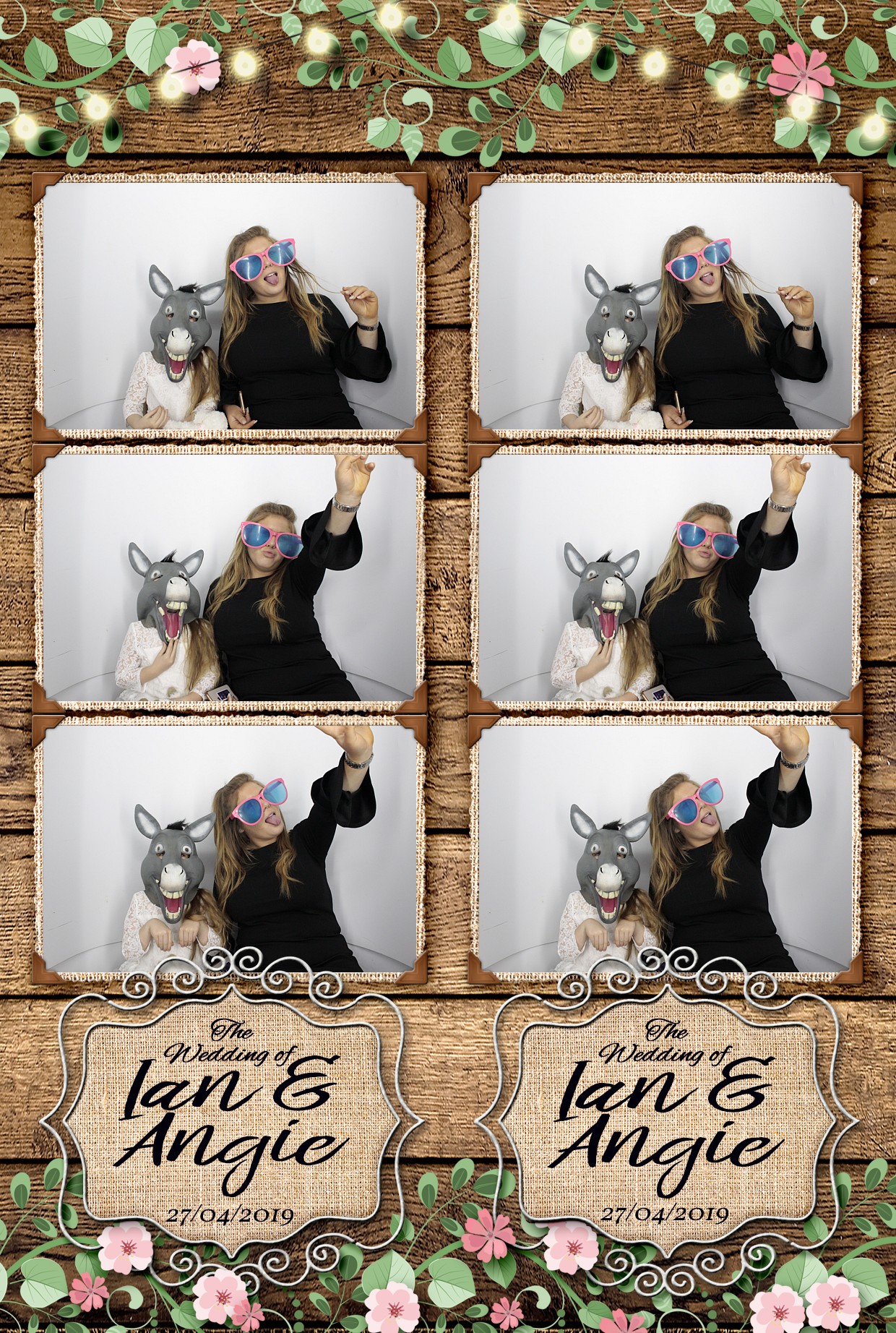 Ian & Angie’s wedding  | View more photos from the event at gallery.myphotoboothexperience.co.uk/u/MyPhotoBoothExperienceLtd/Ian-Angie’s-wedding